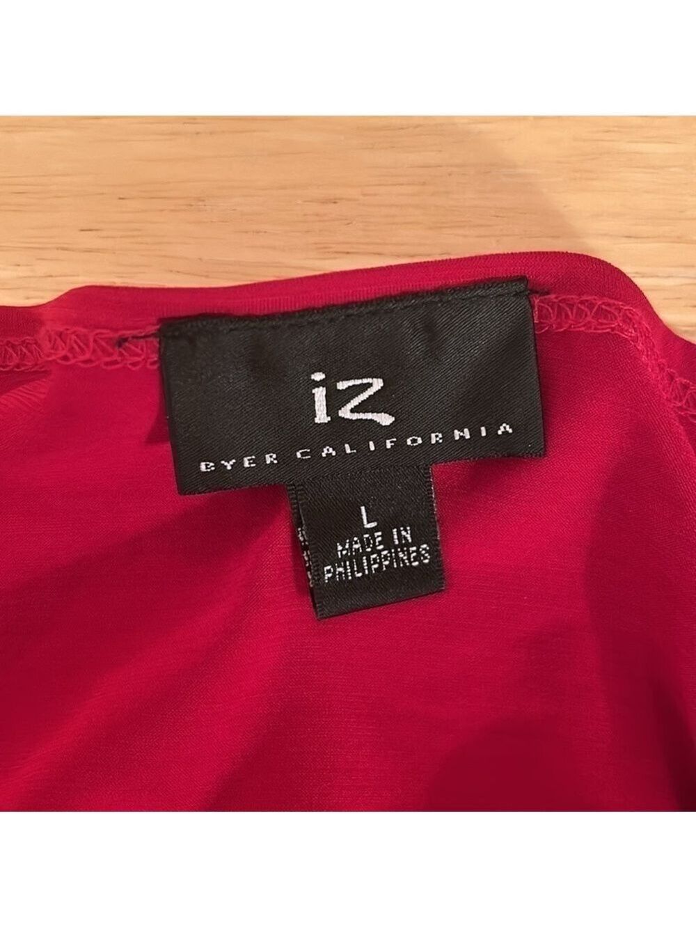Fun, Red Top w/ Cowl Neck and Chain Halter: Size L - Picture 7 of 7